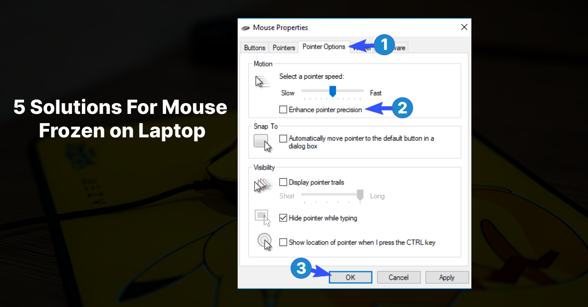 Mouse Frozen on Laptop