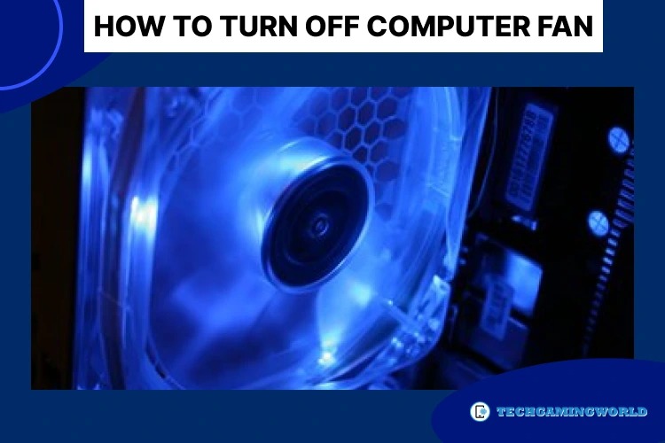 how to turn off fan of computer