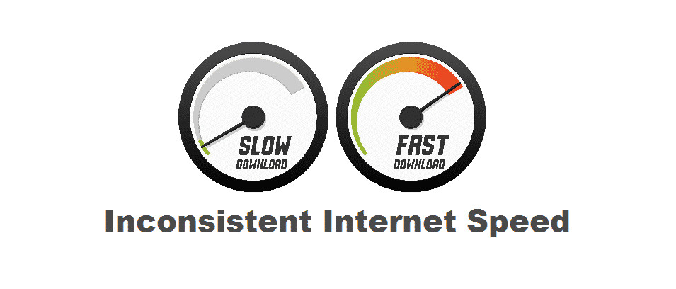 Slow or Inconsistent Internet Speeds